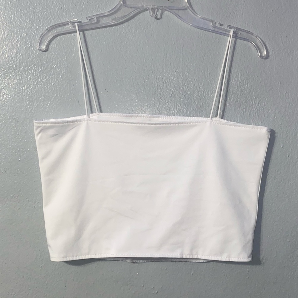 White Crop Top